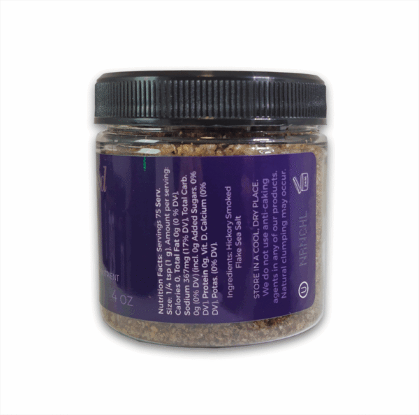 Hickory Smoked Flake Sea Salt – 4 oz - Image 2