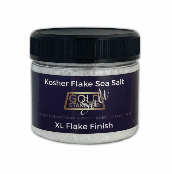 Kosher Flake Sea Salt - Extra Large Flake!  Flake Finish FINISHING SALT  2 oz
