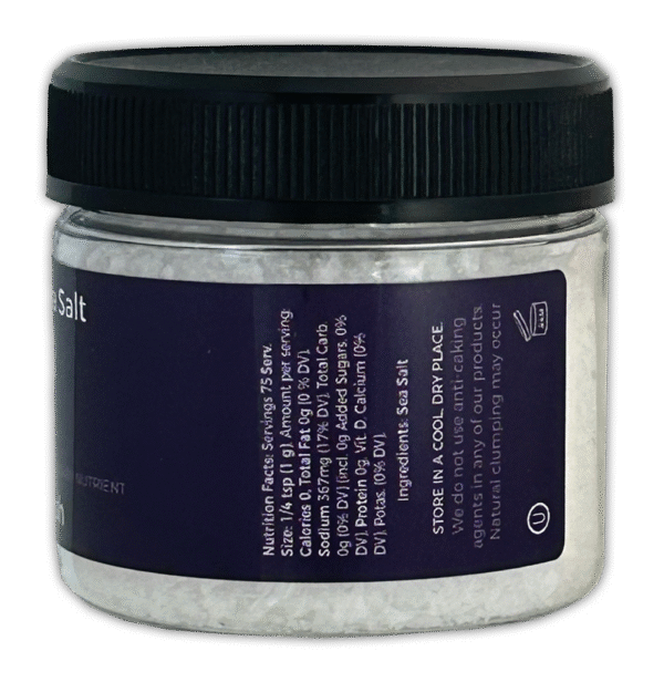 Kosher Flake Sea Salt - Extra Large Flake!  Flake Finish FINISHING SALT  2 oz - Image 2